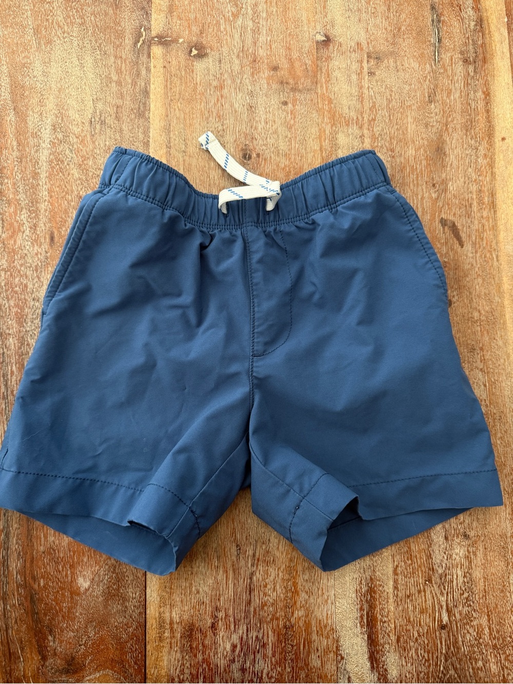 Crewcuts Navy Blue Elastic-Waist Shorts
